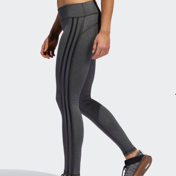 Adidas Believe The 3 Stripe Tights - Picture 1 of 13